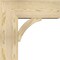 Ekena Millwork Thorton Block Rough Sawn Bracket w/ Offset Brace, Douglas Fir, 8"W x 20"D x 20"H BKT0806X20X20THR05RDF - alternate 3